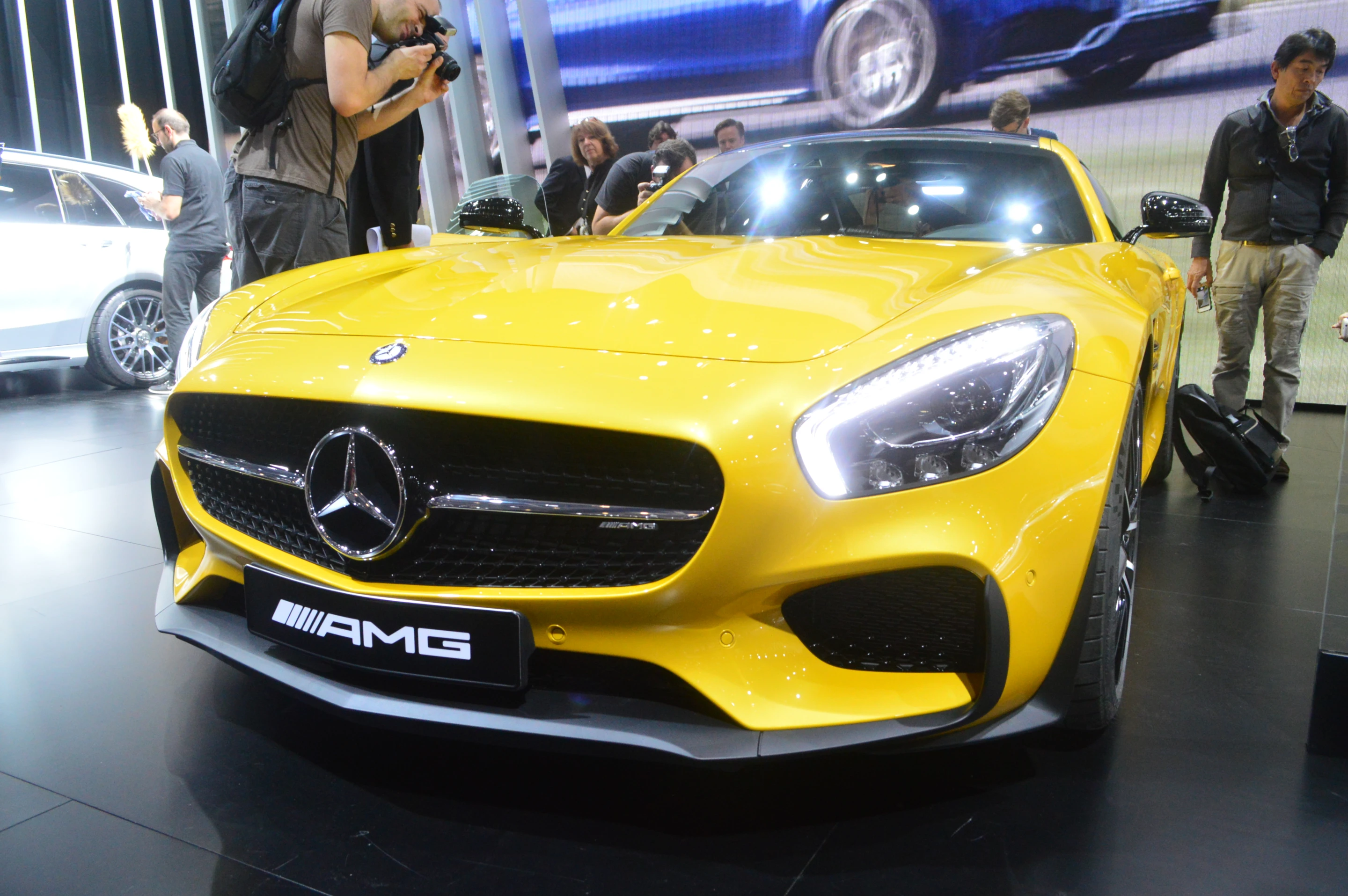The Mercedes-AMG GT S has a 510-hp V8 biturbo engine (compared to the 462-hp unit in the standard GT) (Photo: C.C. Weiss/Gizmag)