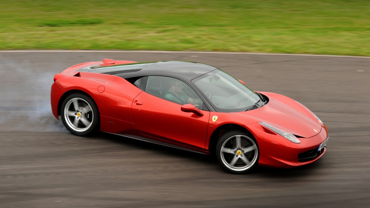 This Ferrari 458 Italia sold for $950,000 at the 2011 Naples Winter Wine Festival