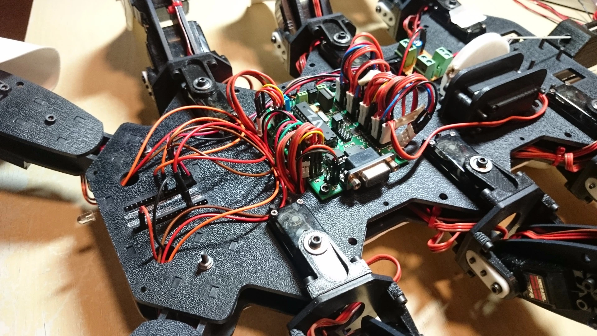 The Scorpion Hexabot has an Arduino Nano brain