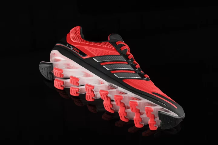 Adidas recently revealed its new Springblade running shoes, which feature angled elastic blades on the soles
