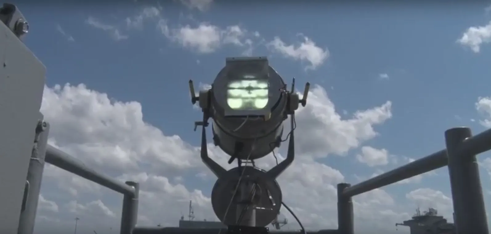 The FLTC can be retrofitted to standard Navy signal lamps