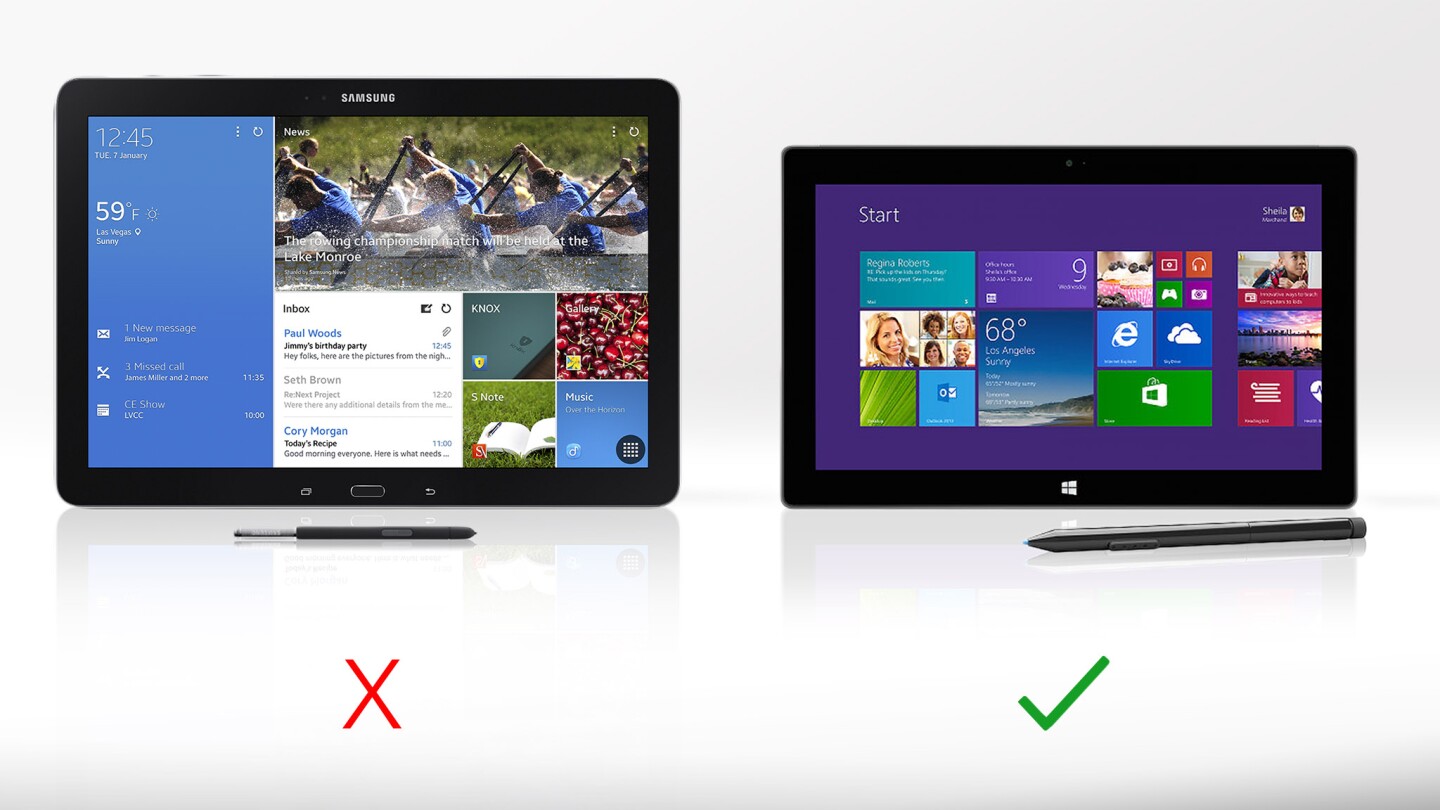 The Surface Pro 2 runs traditional Windows desktop apps