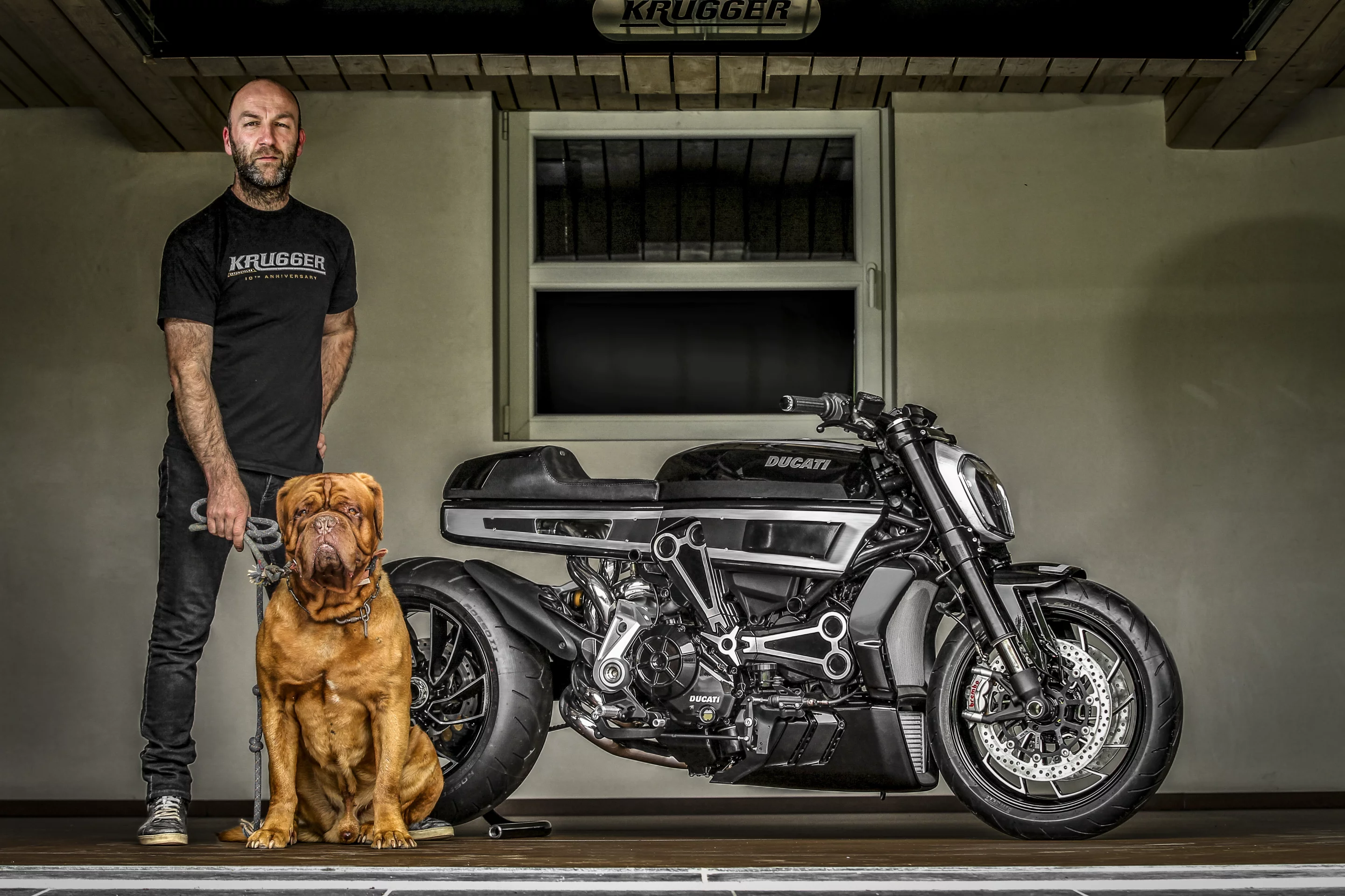 The Thiverval is a custom build based on a Ducati XDiavel by Freddie 'Krugger' Bertrand, the Belgian artisan who has twice won the AMD Custom Bike Building World Championship.