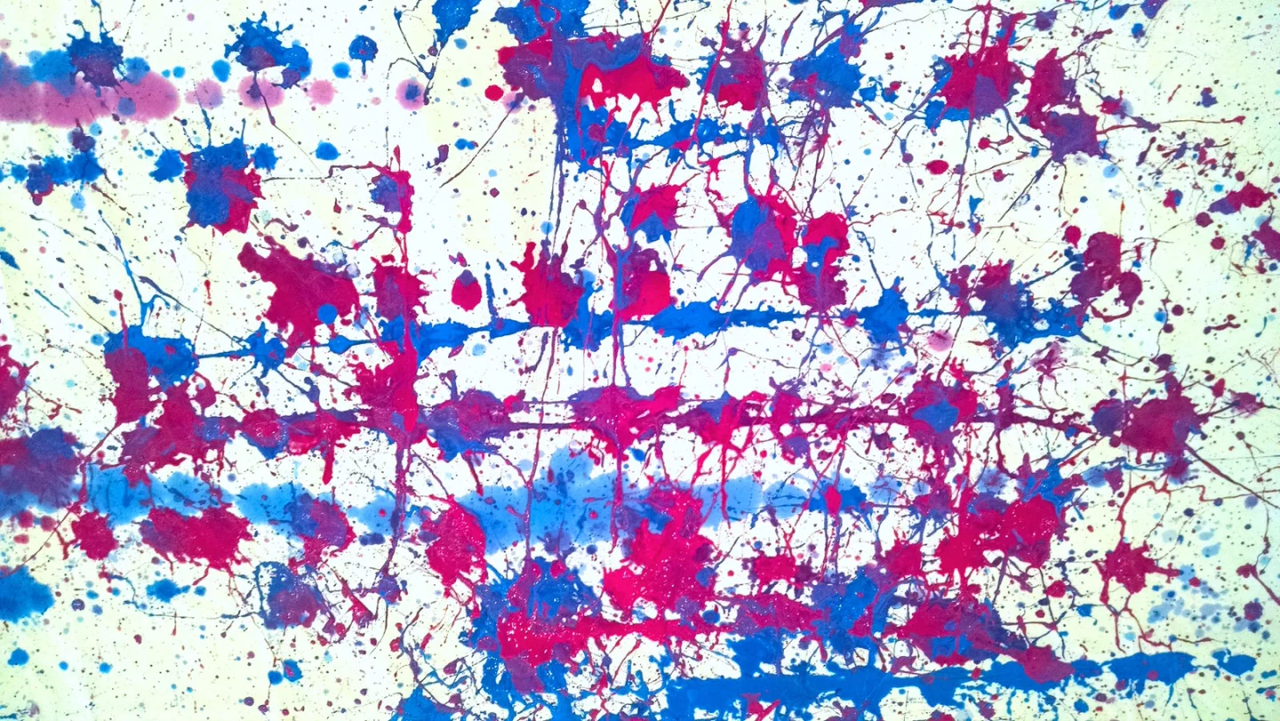 The final canvas for the Drone Pollock installation