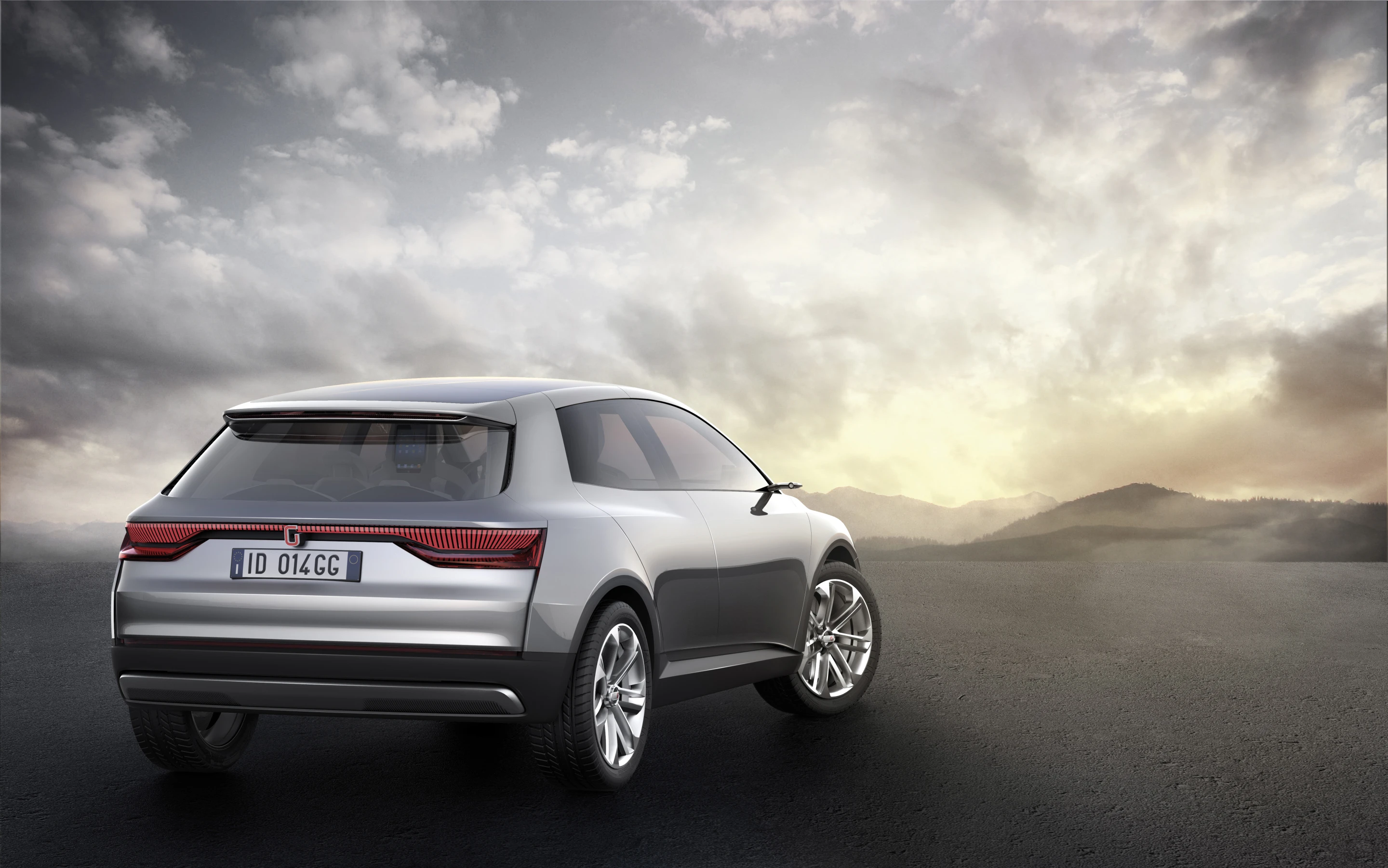 The Italdesign Giugiaro Clipper uses a camera instead of a rear-view mirror
