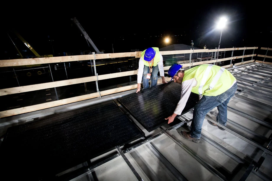 Odooproject members construct the home in Madrid