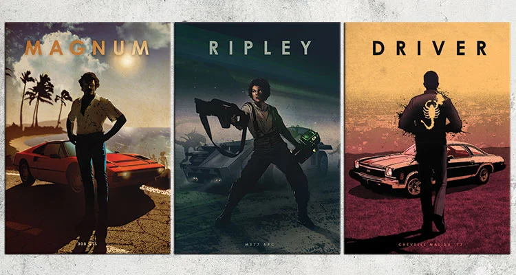 Displate Car Legends Collection