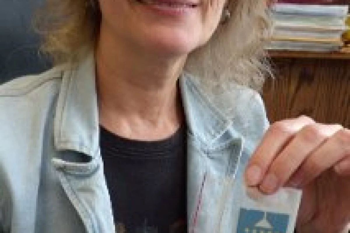 Elena Semouchkina holds the ceramic resonators that enable her to make objects appear invisible in microwave frequencies