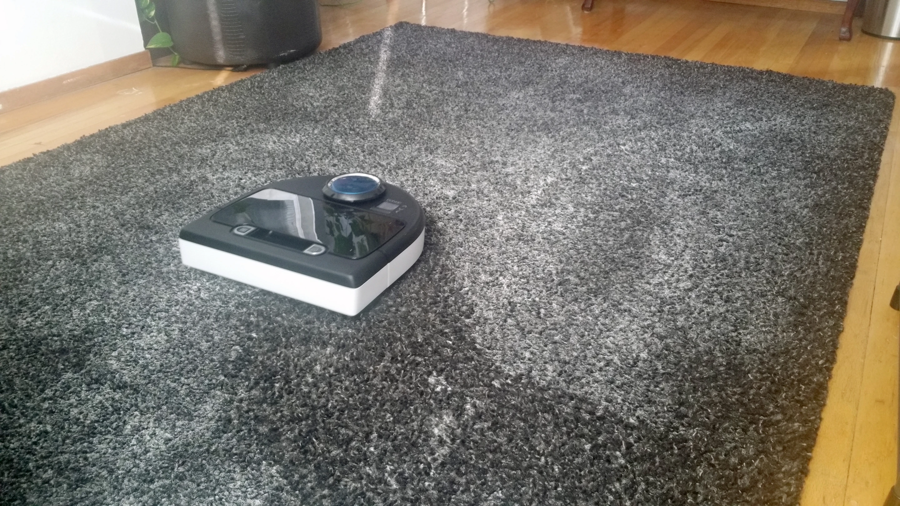 While the Botvac D80 may not get everything on the first pass, it doesn't leave much for the next vacuuming job