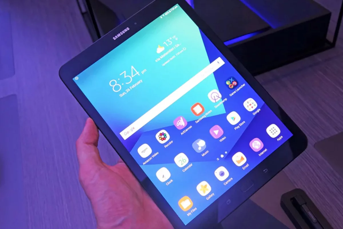 The Galaxy Tab S3, unveiled at the Mobile World Congress, arrives in US stores on March 24