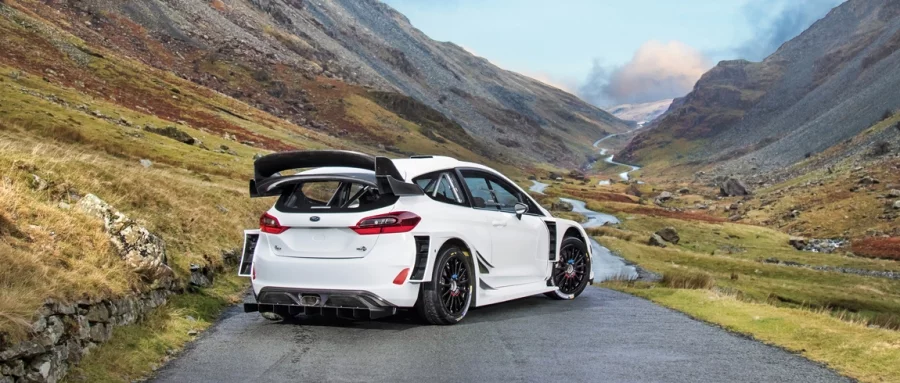 The new Ford Fiesta RS WRC is wider and more powerful than before