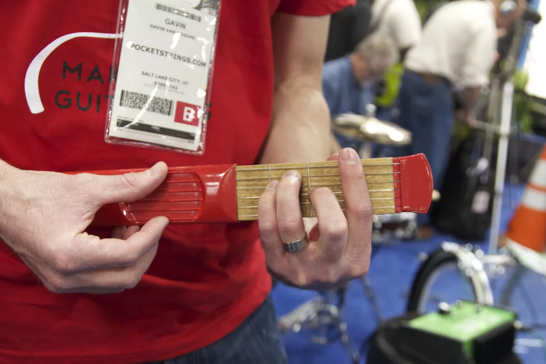PocketStrings were on show at NAMM 2012 (Photo: Gizmag)