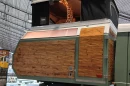 A unique pop-up camper for a unique base vehicle
