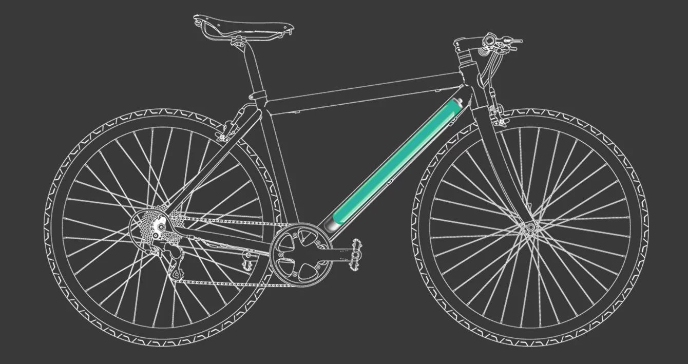 Freygeist says that the down tube battery integration helps optimize weight distribution while also giving it a casual look