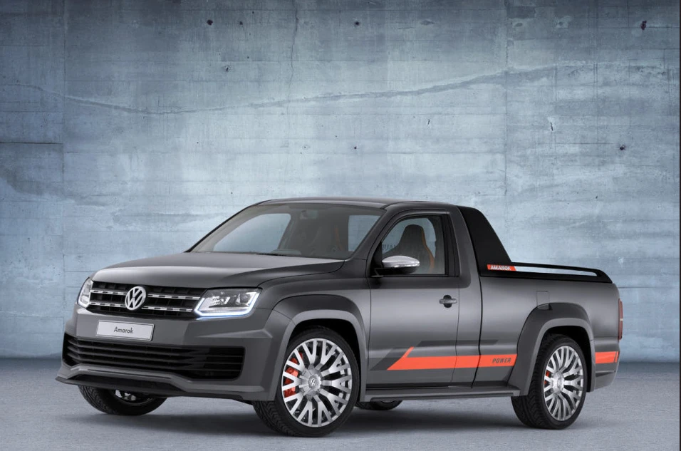 The Amarok Power looks the part thanks to its orange decals and brake calipers
