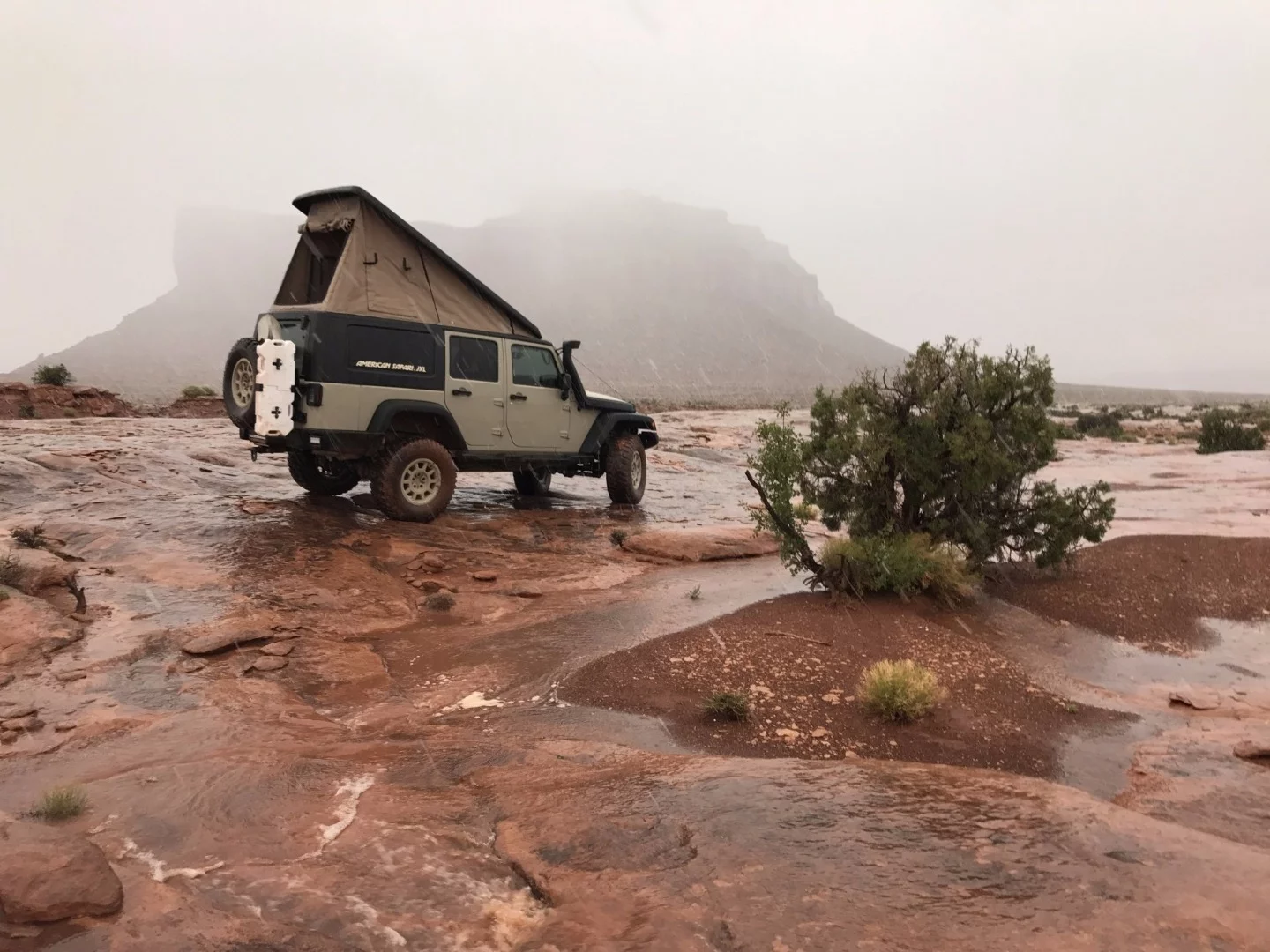 A camper within the footprint of a Jeep Wrangler sounds like the ticket to all kinds of exploration and adventure
