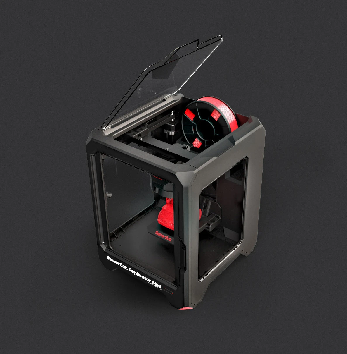 The Makerbot Mini offers a small footprint to accommodate offices and schools