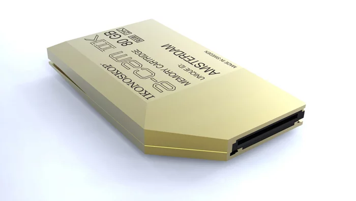 The Ikonoskop A-Cam3D uses Ikonoskop's proprietary memory cartridge