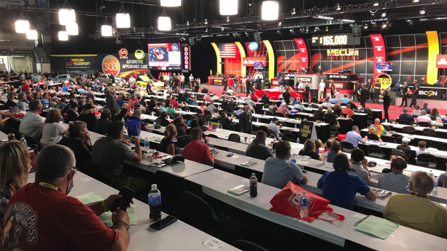 The first bricks-and-mortar collector car auction since the pandemic looked quite a bit different to normal, though online sales rose significantly, contributing to the best result overall in 33 years