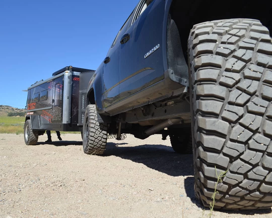 With its high ground clearance and Timbren off-road suspension, the RKS Purpose is built to wander off the beaten path