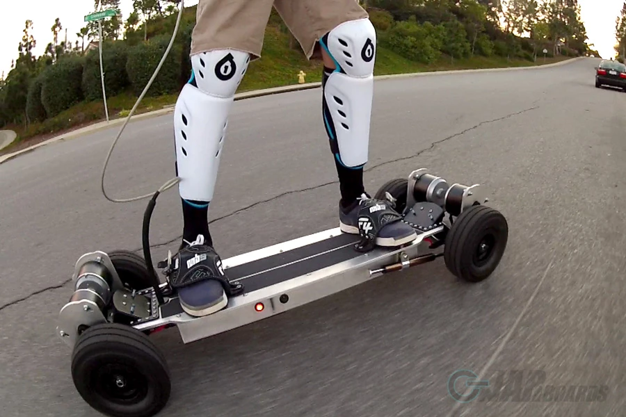 The Gnarboard - protective gear is highly recommended