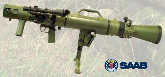 The 84 mm Carl-Gustaf recoilless rifle