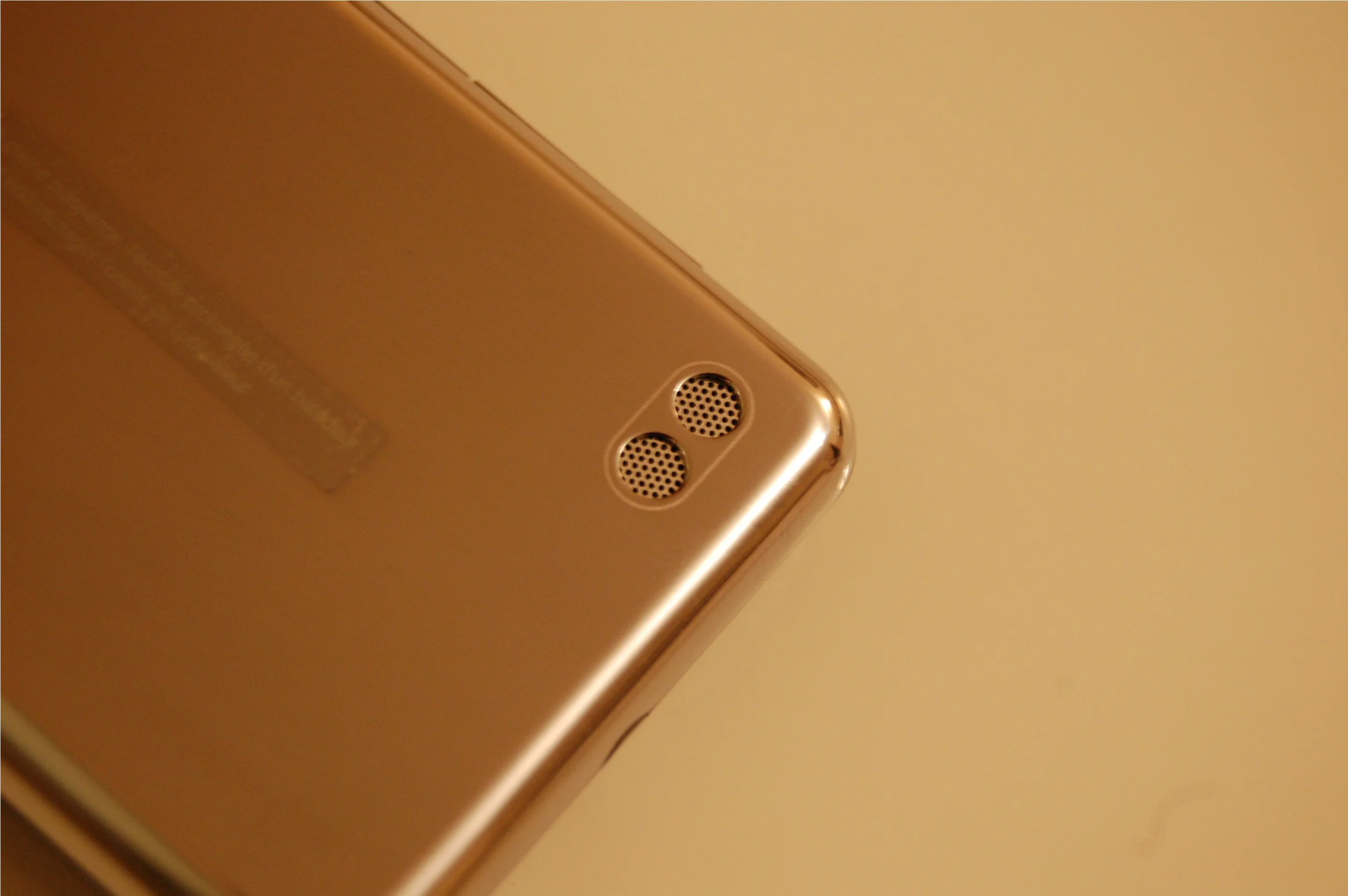 The C2 has a small built-in speaker around the back, which is surprisingly loud for its size