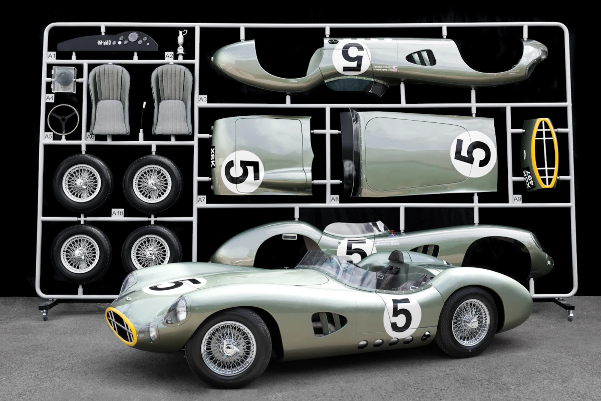 Evanta Motor Co. has breathed new life into the Aston Martin classic DBR1 with a stunning replica of the 1959 Le Mans winning vehicle (Image: Richard Pardon)
