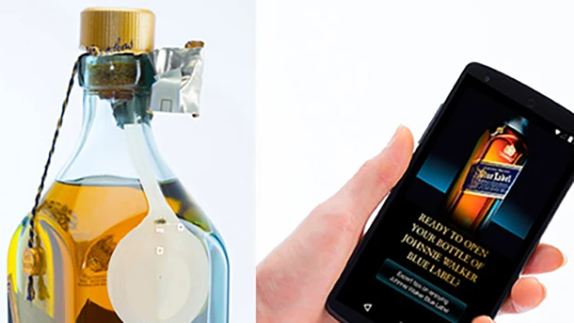 The smart whiskey bottle can, among other things, detect when its seal has been broken