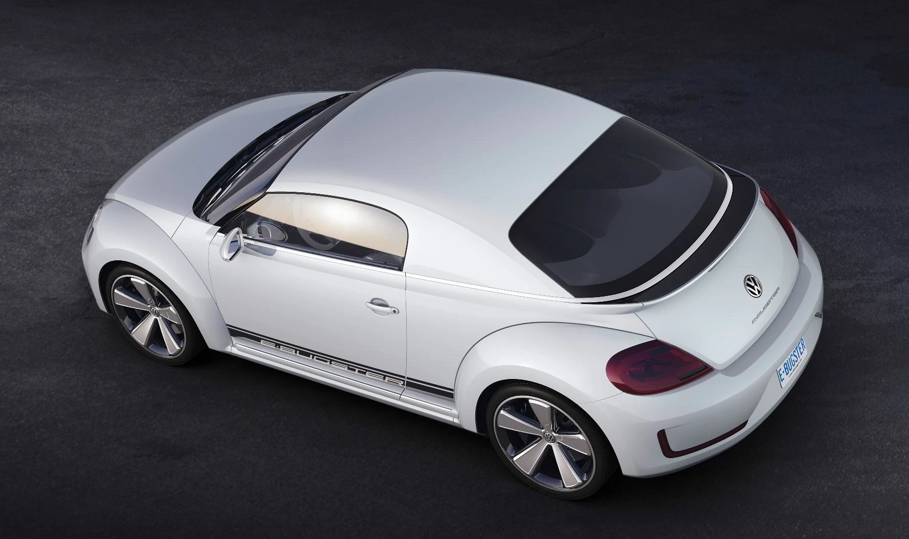Volkswagen's E-Bugster concept from above