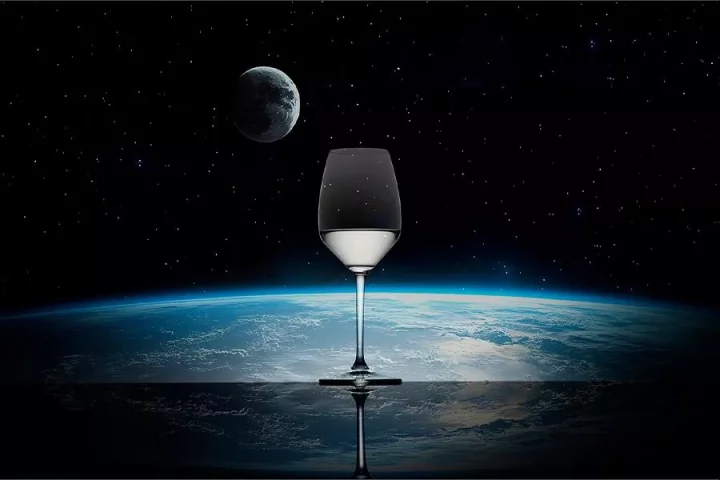 The goal is to make lunar meals more convivial with space sake