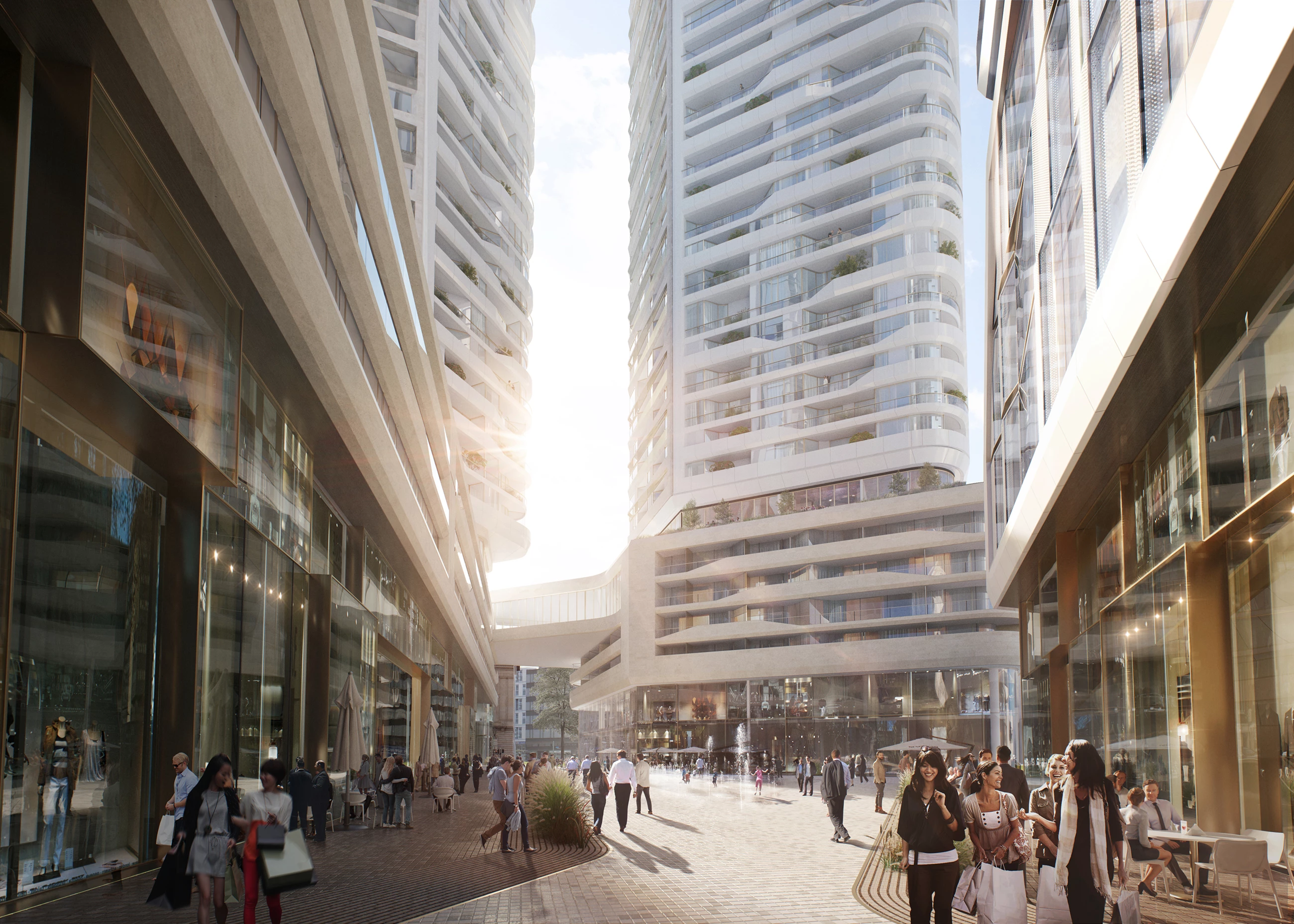 Four Frankfurt will host approximately 3,000 office workers. Around 1,000 people are expected to live there too