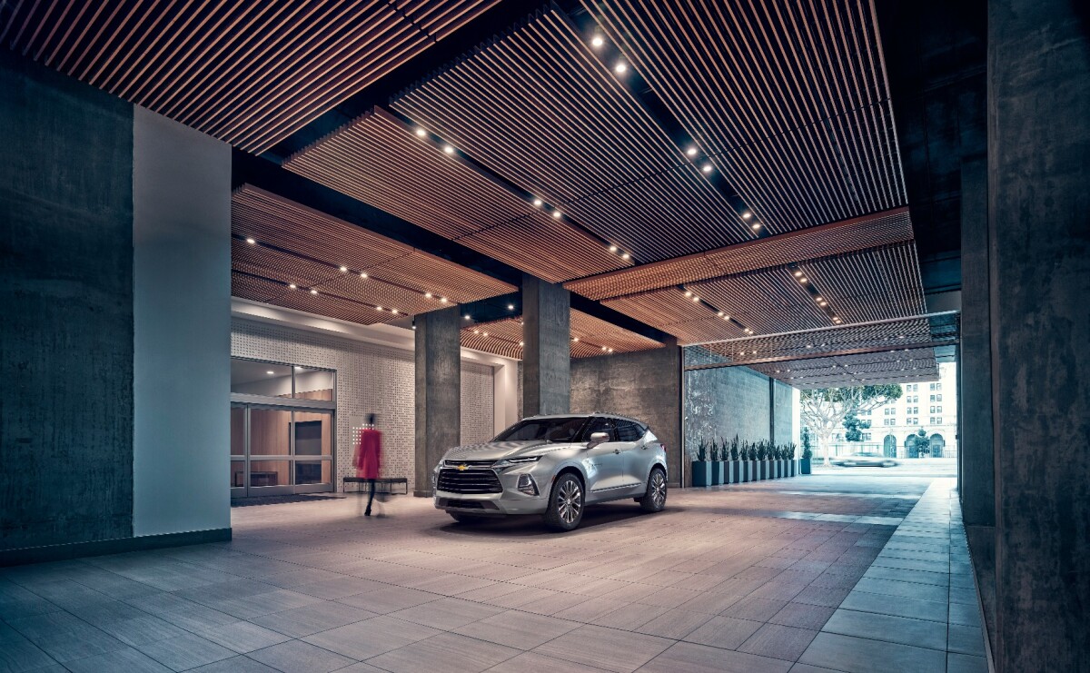 The Blazer features looks akin to the Camaro sports coupe and engines pulled from across the Chevy lineup