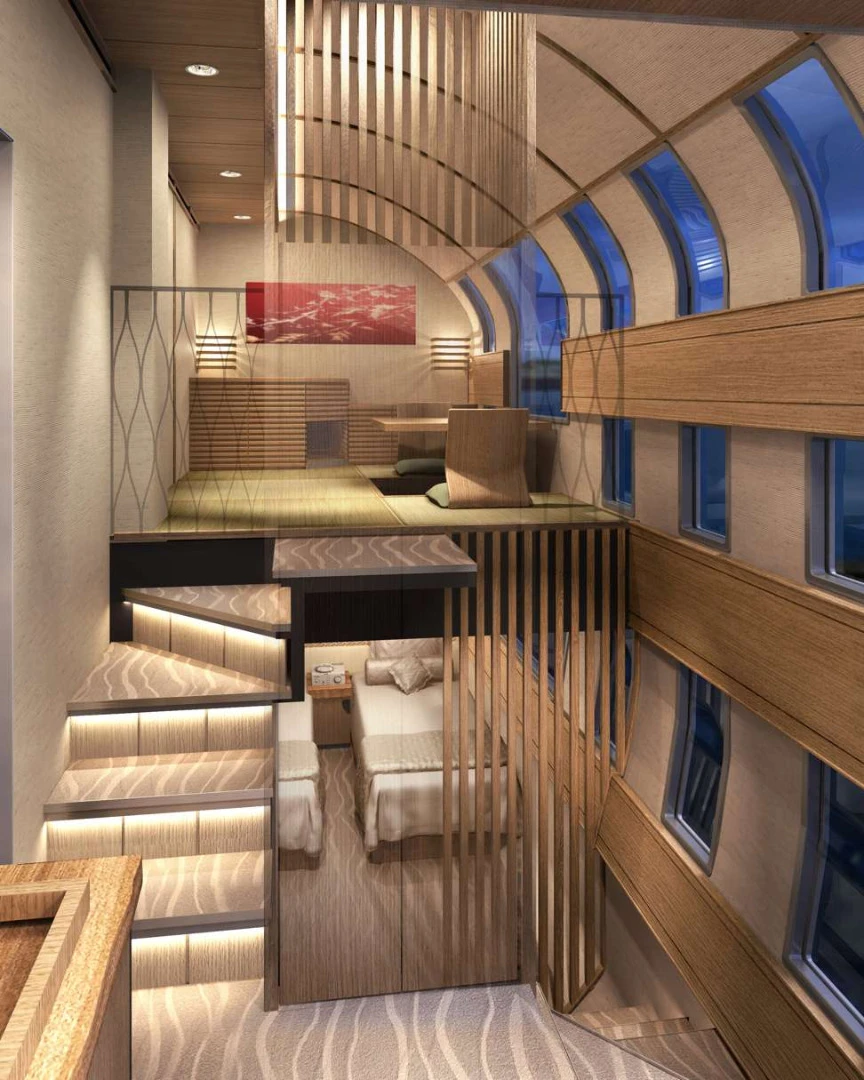 Shiki-shima offers a total of 17 suite room, including two deluxe suites