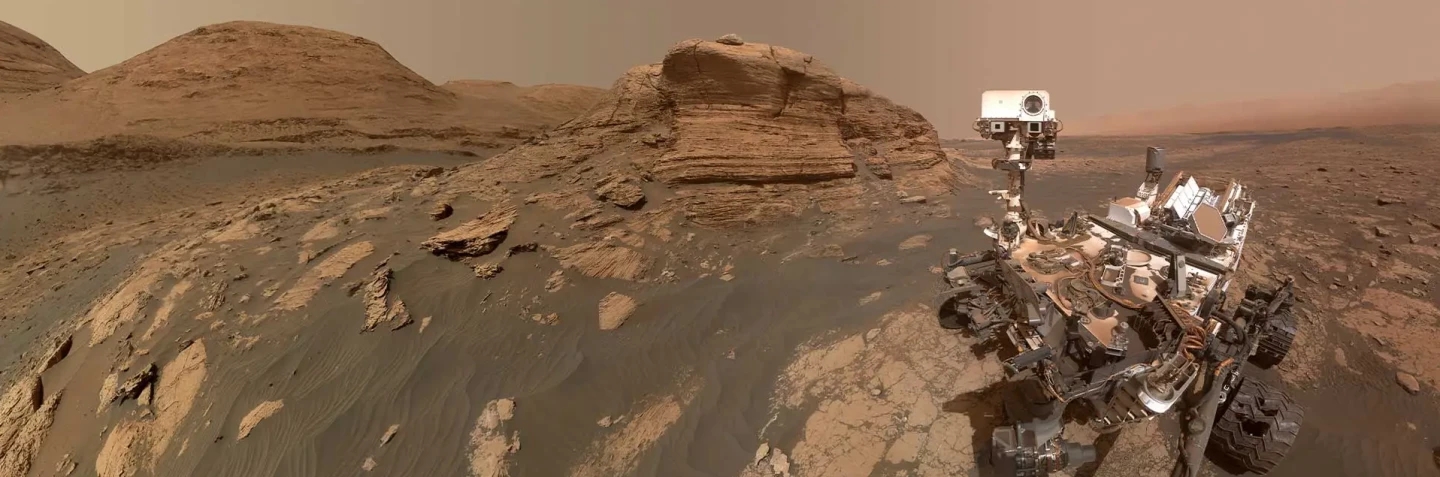 Self-portrait of the Curiosity Mars rover