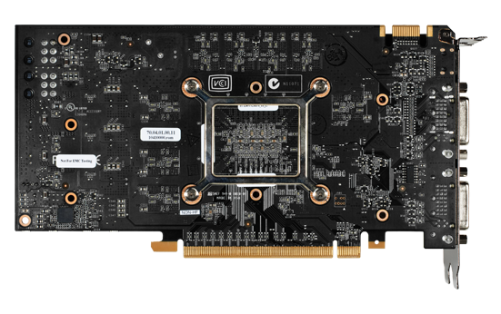 675MHz graphics clock and 1350MHz processor clock, 336 CUDA cores and 56 texture units, PureVideo HD performance and 3D Vision technology