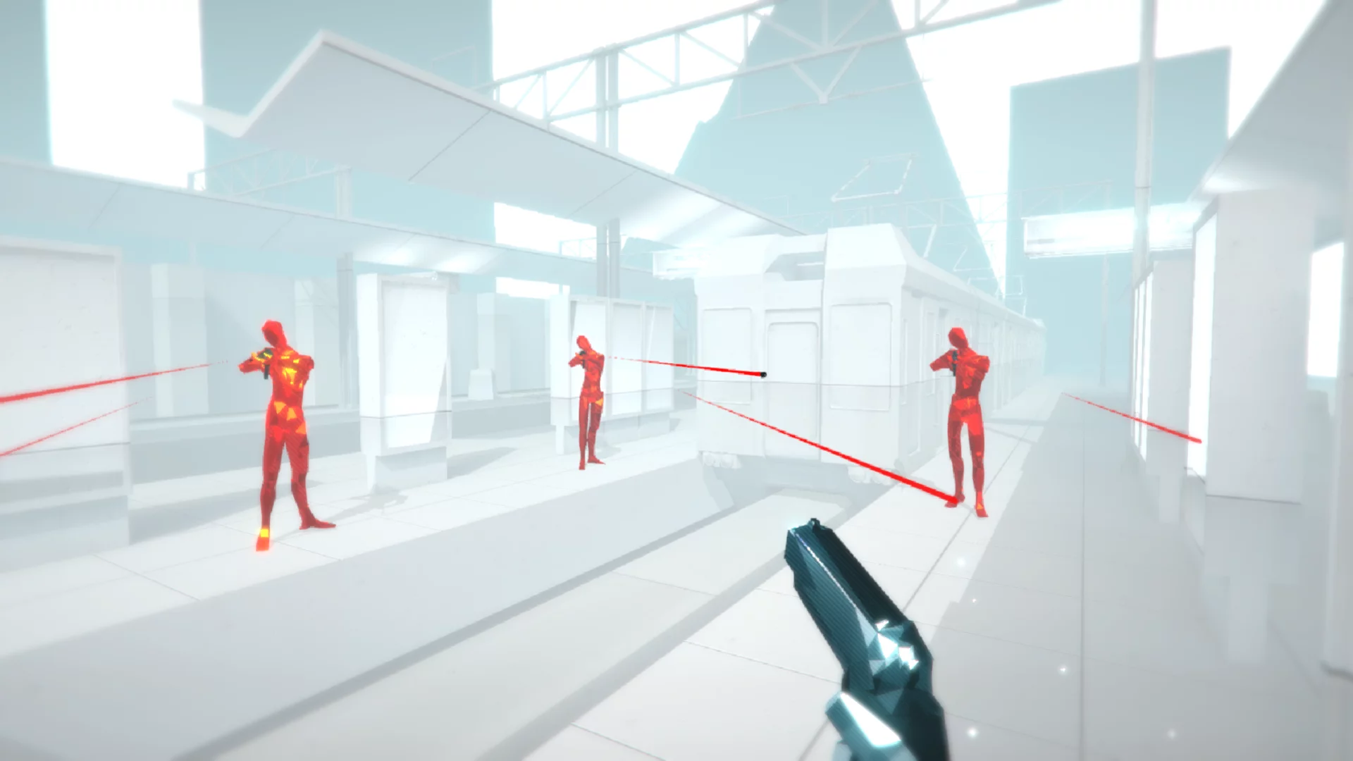 In Oculus Rift game Superhot, time only moves when you move