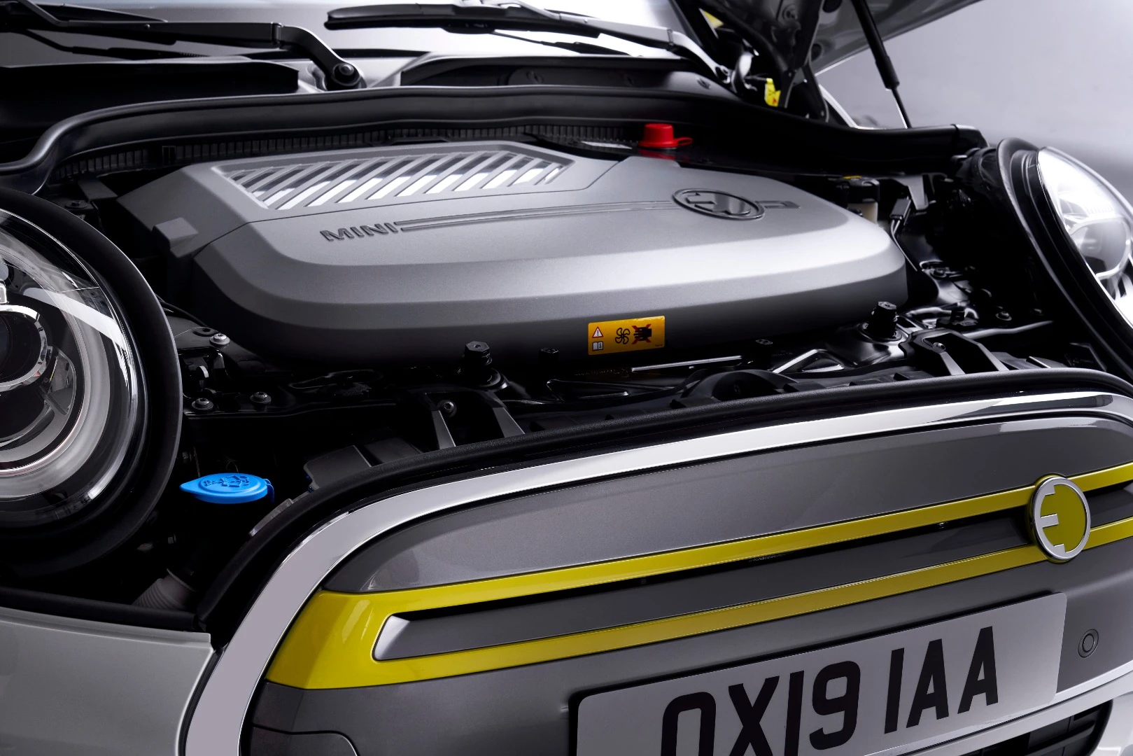 Compact electric motor under the hood