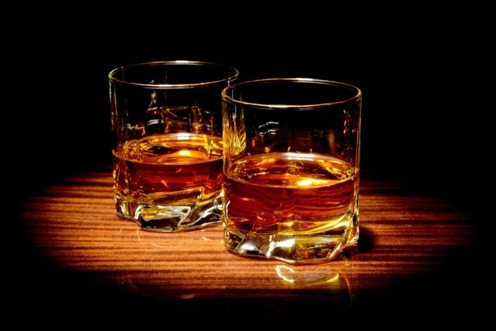 Slightly diluting whisky can improve its taste