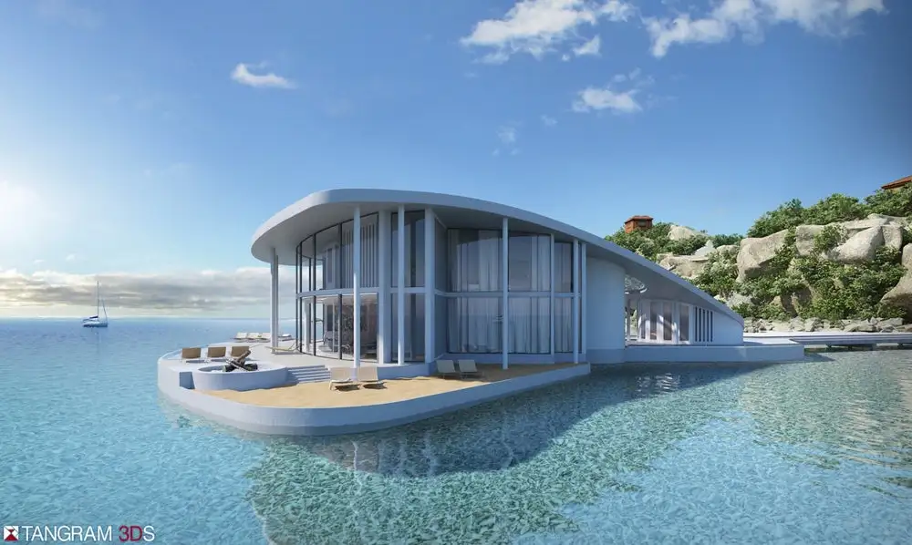 The Sting Ray is no minnow and total floorspace comes in at around 9,000 sq ft (836 sq m)
