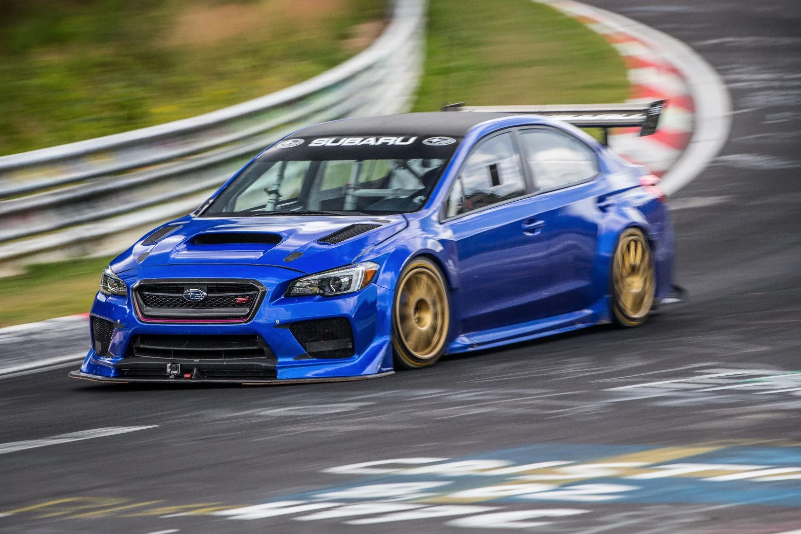 Subaru has been running around the world in search of new records to break, and arrived at the Nurburgring