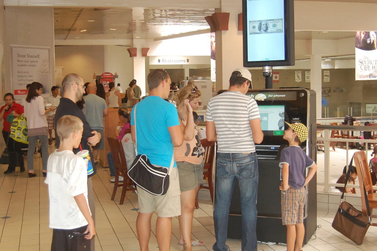 The ecoATM lets people get some extra cash for their old phone or MP3 player