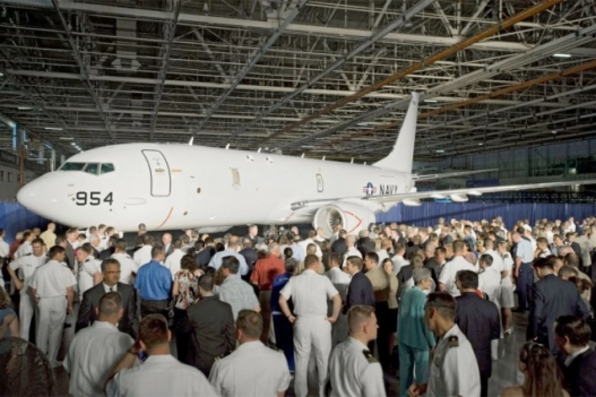 P-8A Poseidon formally unveiled (Boeing photo by Jim Anderson)