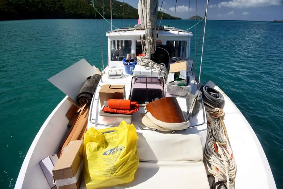 After taking ownership of the sailboat, Sasha and Tara re-built the vessel's complete interior by hand, making sure it would suit their commercial needs