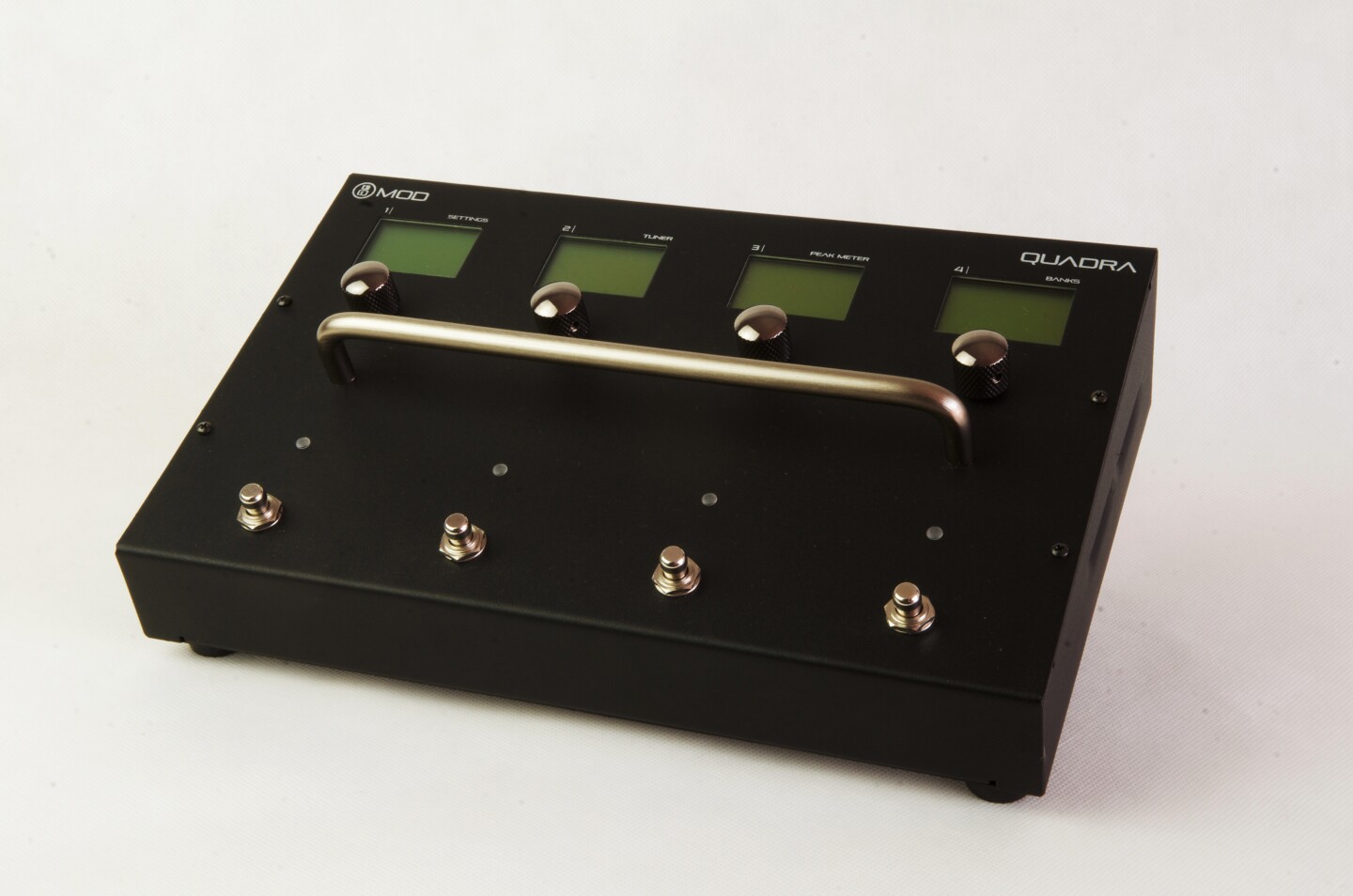 The the first MOD pedal out of the Portalmod stable was last year's Quadra, so named because of it four footswitches and four LCD screens