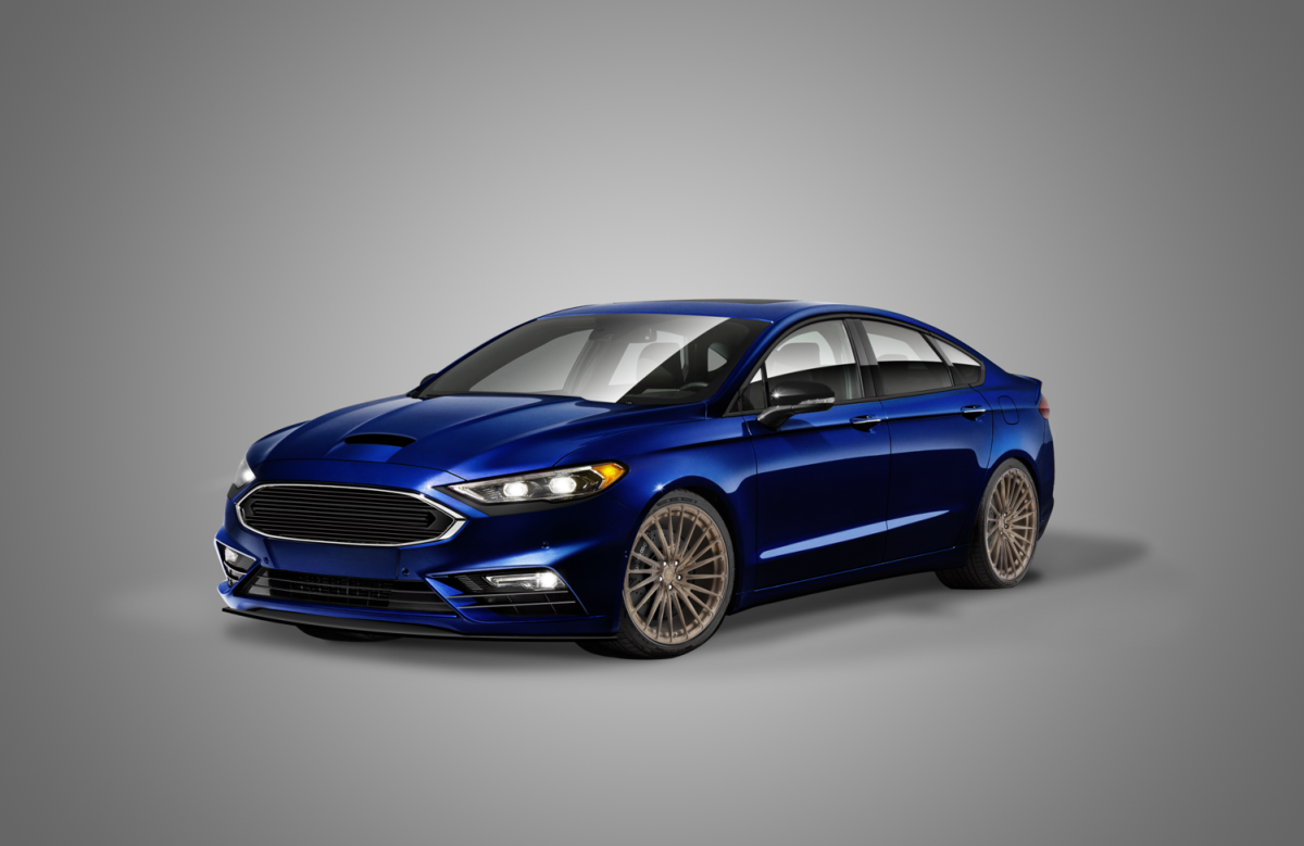 The Ford Fusion Sport has been reworked to look a bit meaner