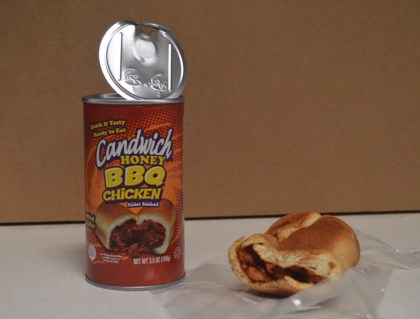 The Candwich poses in all its glory