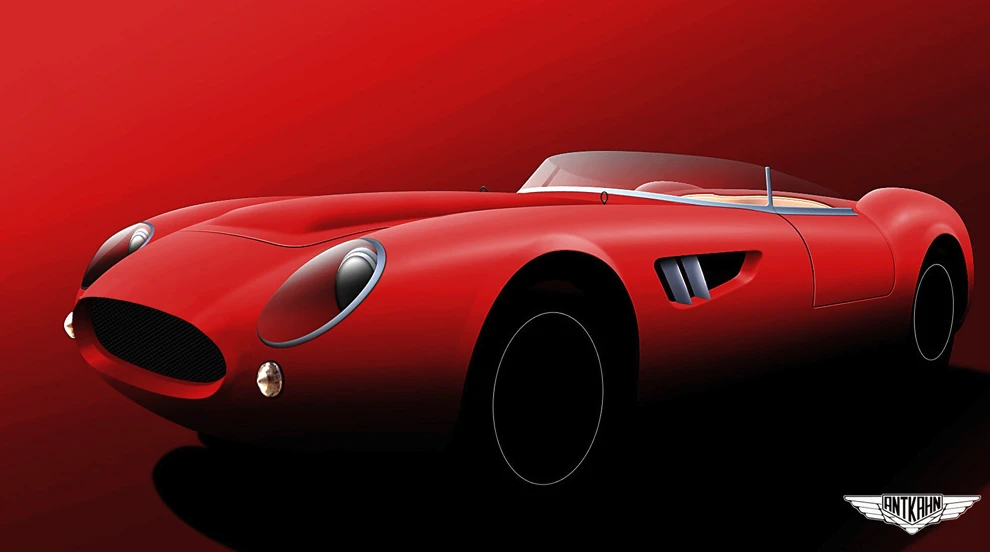 Rendering of the Ant-Kahn barchetta