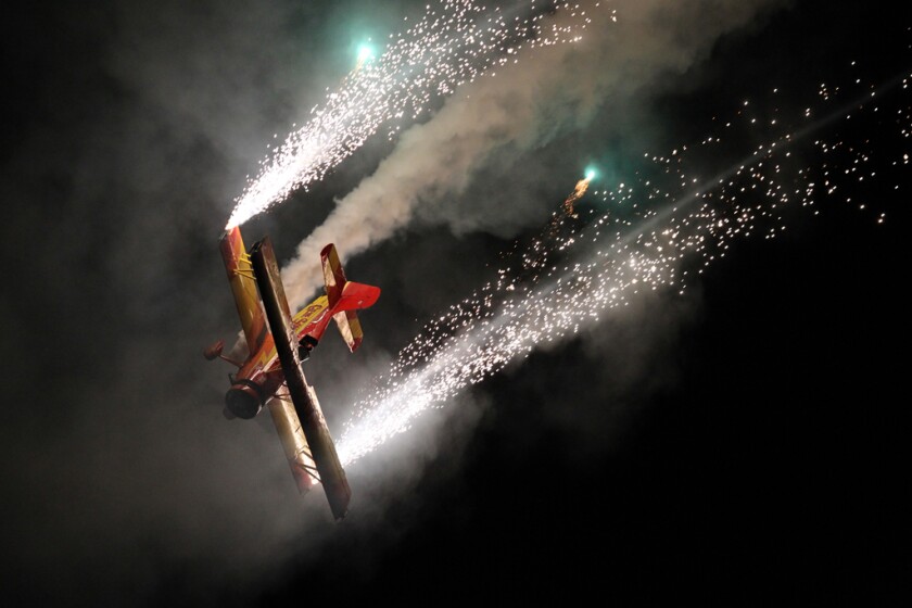 AirVenture crowds were treated to spectacular aerial displays all week. Saturday's night show was the icing on the cake (EAA photo)