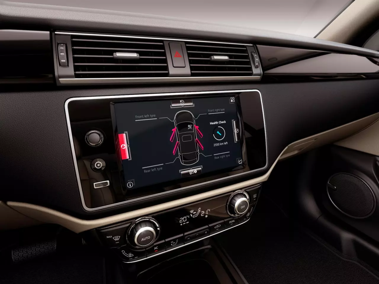 Qoros includes an 8-inch touchscreen-based infotainment system as standard on the 3